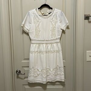 White lace dress